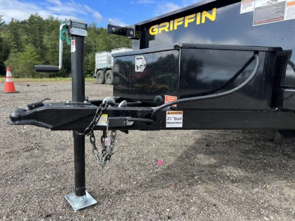 2024 Griffin Trailers 5x10 7K Powder Coated Dump w/Barn Door Gate - Image 15