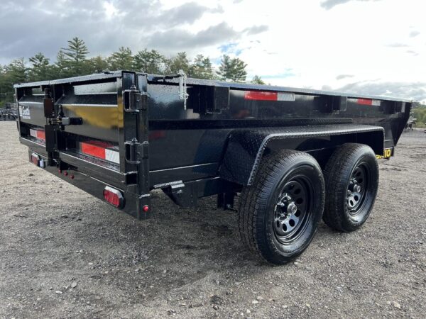 2024 Griffin Trailers 5x10 7K Powder Coated Dump w/Barn Door Gate - Image 4