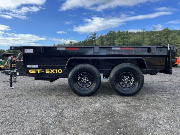 2024 Griffin Trailers 5x10 7K Powder Coated Dump w/Barn Door Gate - Image 3