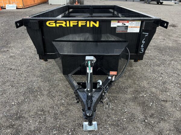 2024 Griffin Trailers 5x10 7K Powder Coated Dump w/Barn Door Gate - Image 7