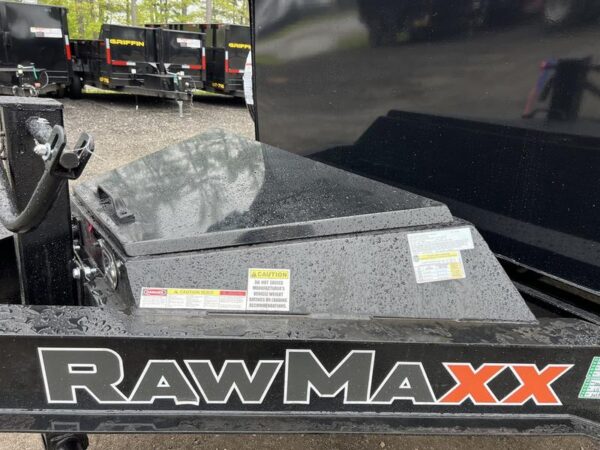 2024 RawMaxx Trailers 7X16 14K Powder Coated Dump w/ Tarp Kit - Image 18