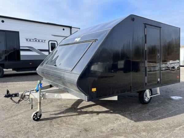 2021 Mission Trailers 101x12 Aluminum 2-Place Crossover/Hybrid w/Blackout PKG