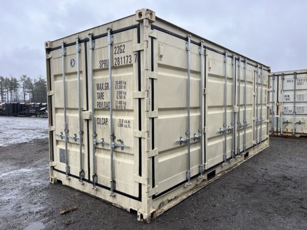 20ft Storage Container Standard Height Open Side