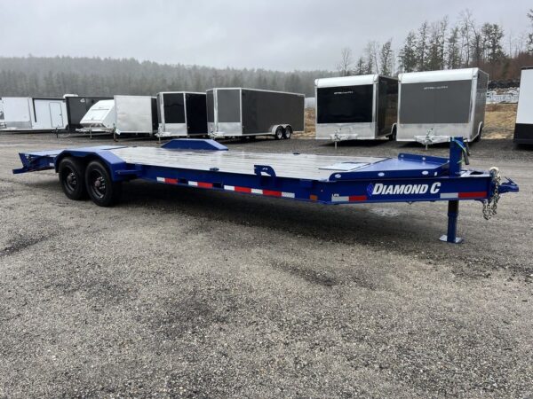 2022 Diamond C 7x24 20K Low Profile Equipment Trailer w/Max Ramps