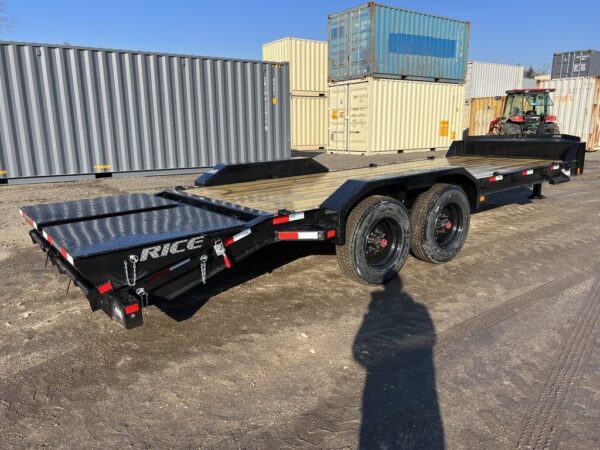 2024 Rice Trailers 7X18 Promax Industrial 21K Equipment w/Hydraulic Jack & Full Width Ramps - Image 5