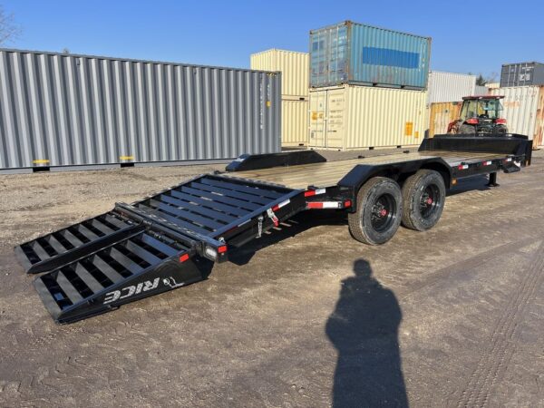 2024 Rice Trailers 7X18 Promax Industrial 21K Equipment w/Hydraulic Jack & Full Width Ramps - Image 10