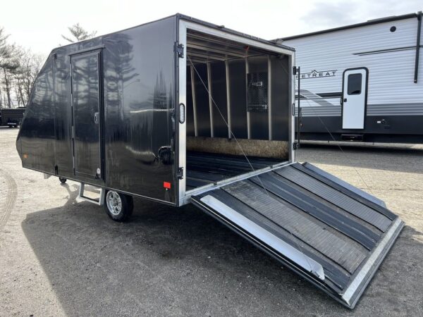 2021 Mission Trailers 101x12 Aluminum 2-Place Crossover/Hybrid w/Blackout PKG - Image 2