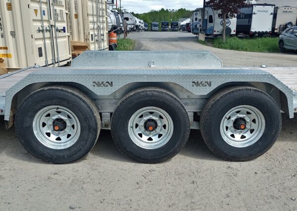 2024 N&N Trailers 7x20+3 Galvanized 22.5K Lowpro Equipment Trailer w/HD Full Width Ramps - Image 12