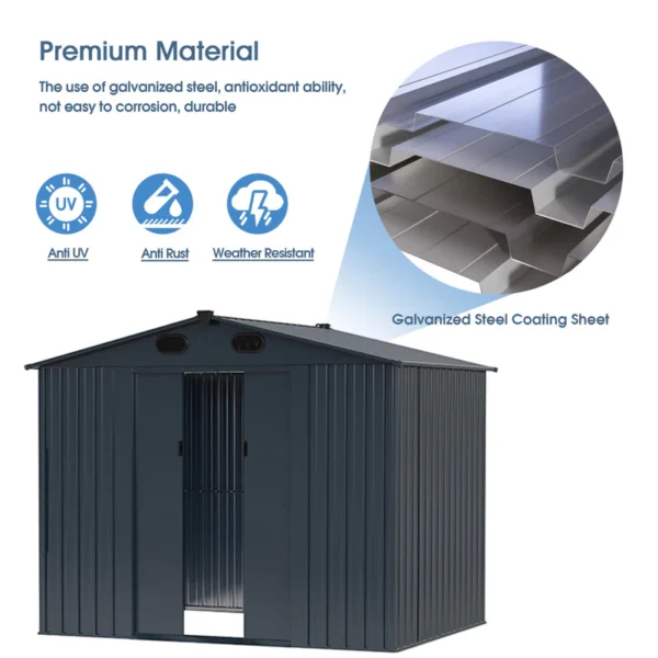 Metal Storage Shed For Sale - Image 10