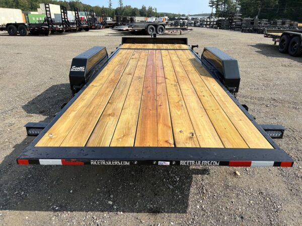 2024 Rice Trailers 7x20 16K Tilt Deck Equipment w/Spare Mount - Image 3