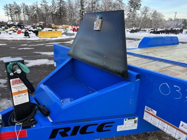 2024 Rice Trailers 7x20 14K Partial Tilt Deck Equipment w/Spare Mount - Image 3