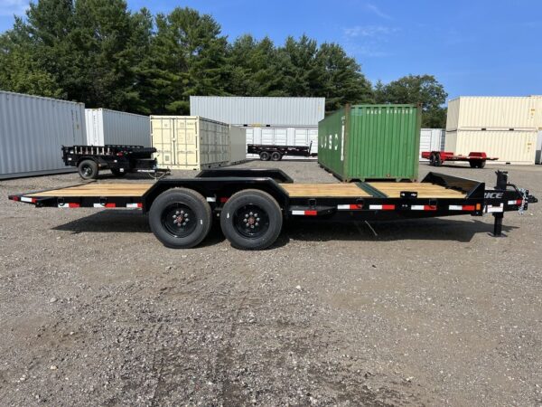 2024 Rice Trailers 7x20 16K Tilt Deck Equipment w/Spare Mount - Image 9