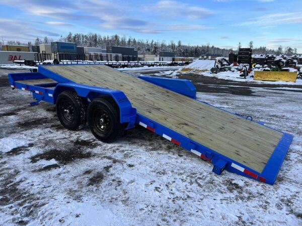 2024 Rice Trailers 7x20 14K Partial Tilt Deck Equipment w/Spare Mount - Image 9